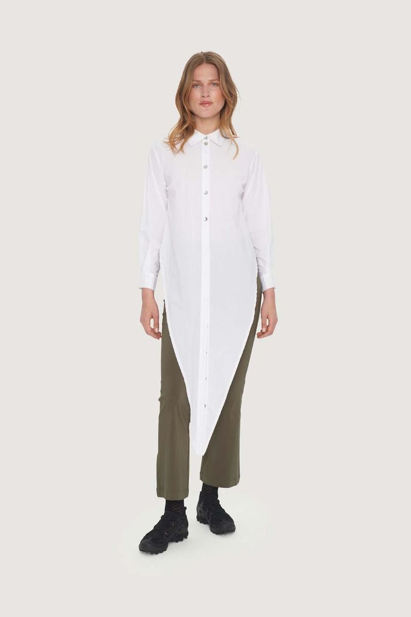 Core cotton wrap shirt