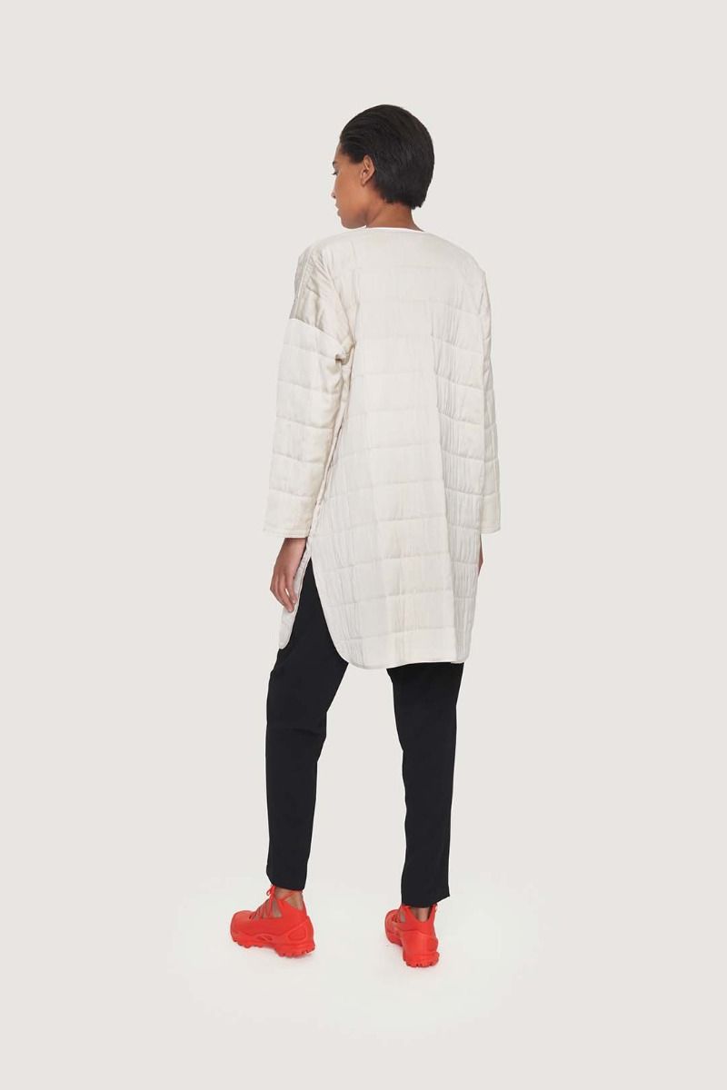 Quilt long jacket