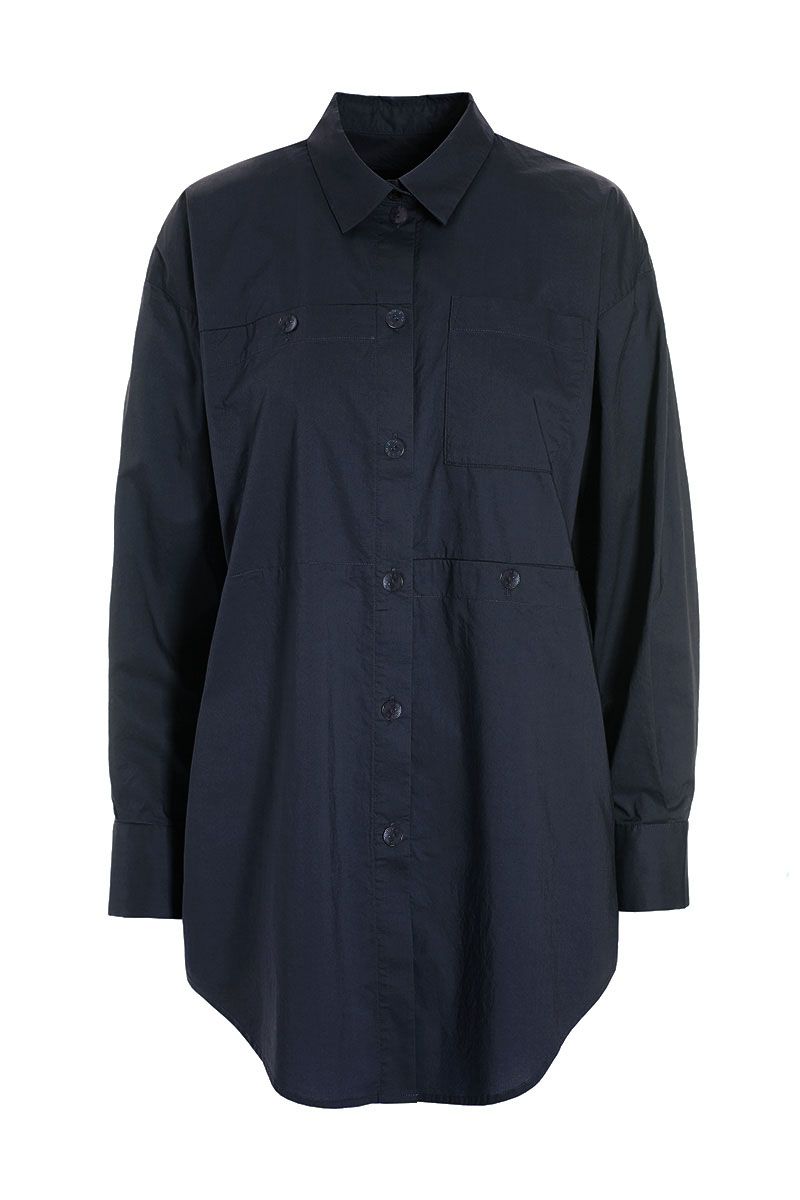 Core cotton shirt with pockets