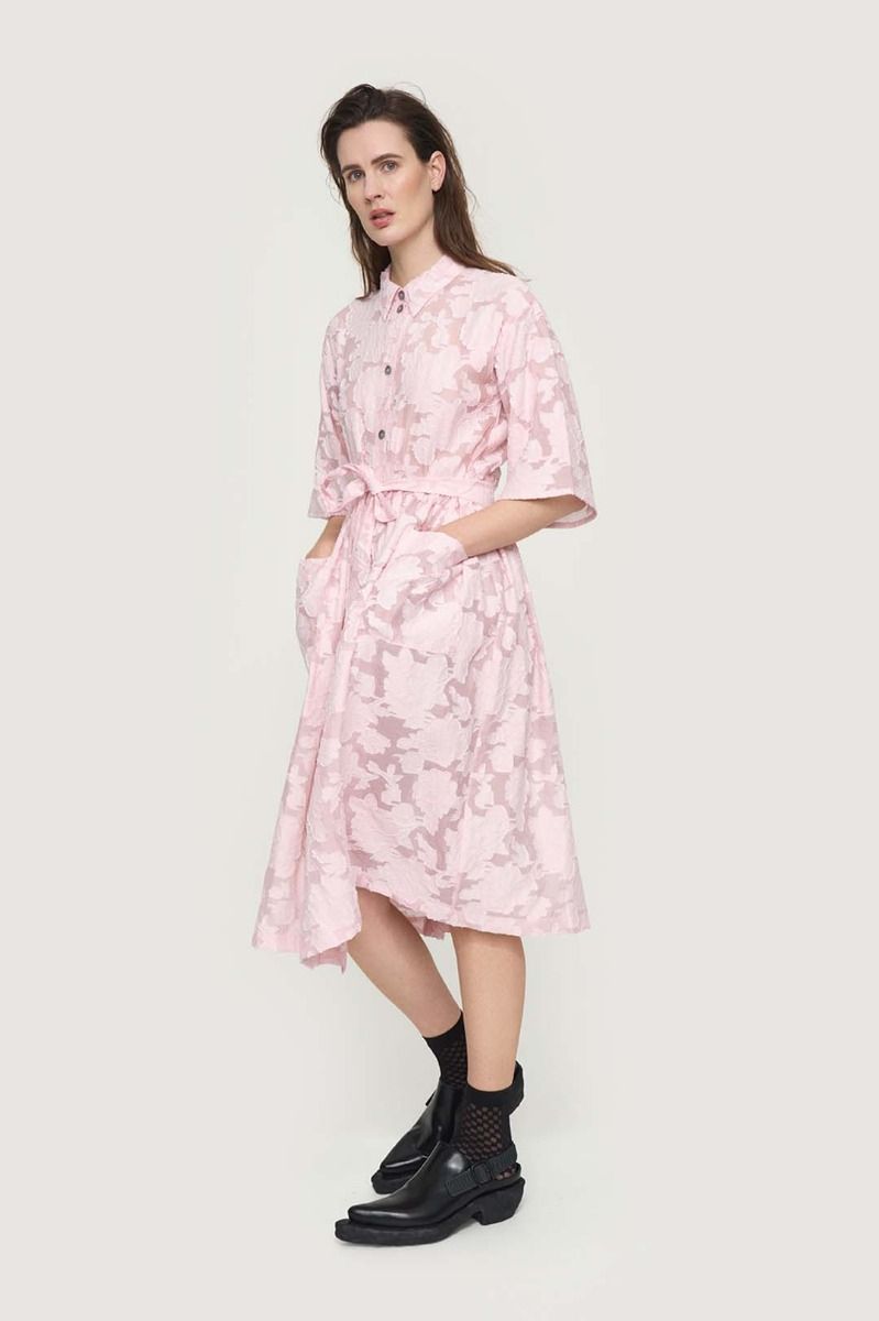 Fil coupé coat dress