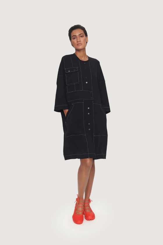 Tokyo twill shirt dress