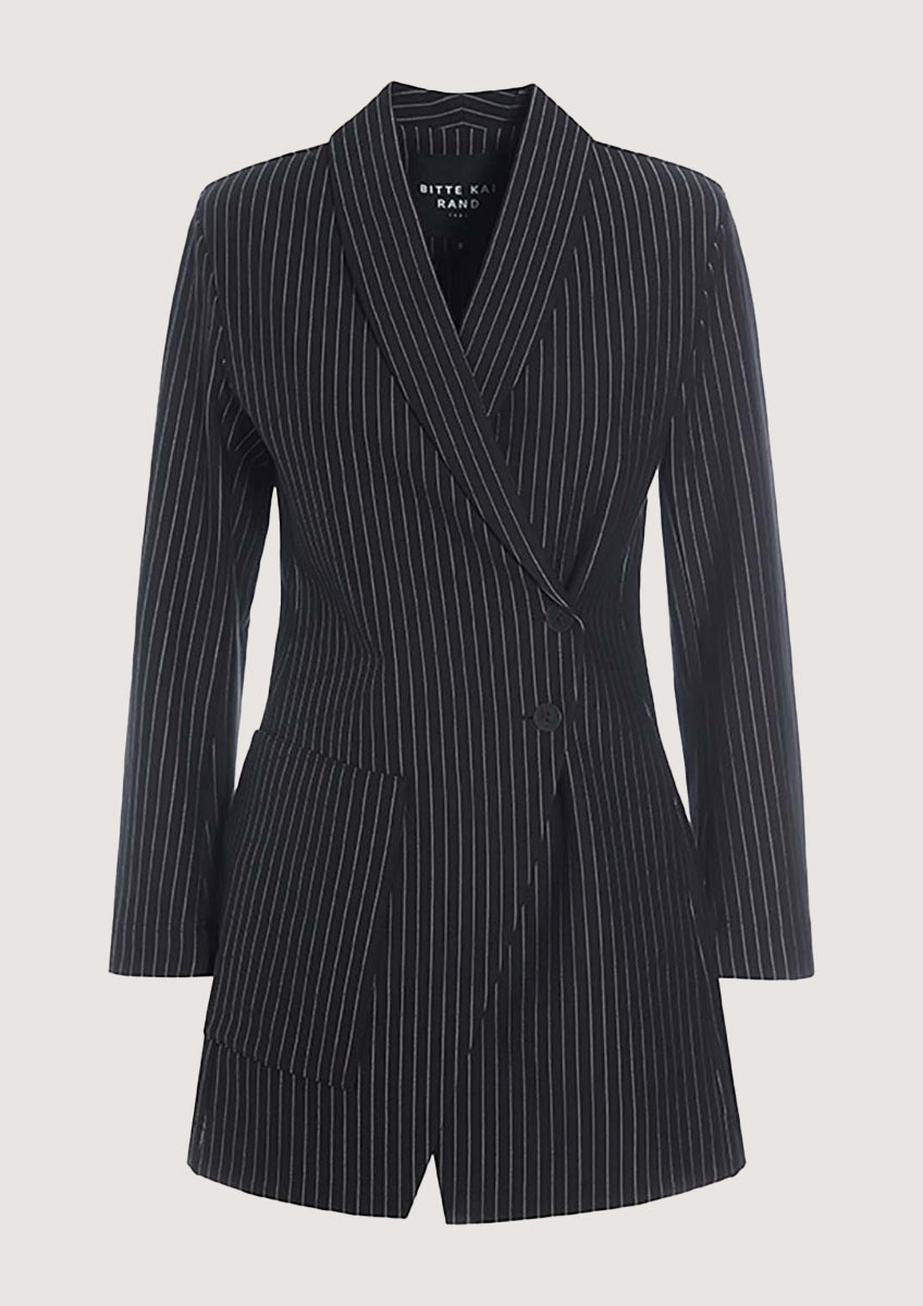 Bitte Kai Rand Pinstripe jersey blazer jakke